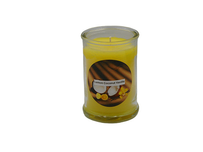 Lemon Coconut Vanilla - 4.7oz Jar - 1 Wick
