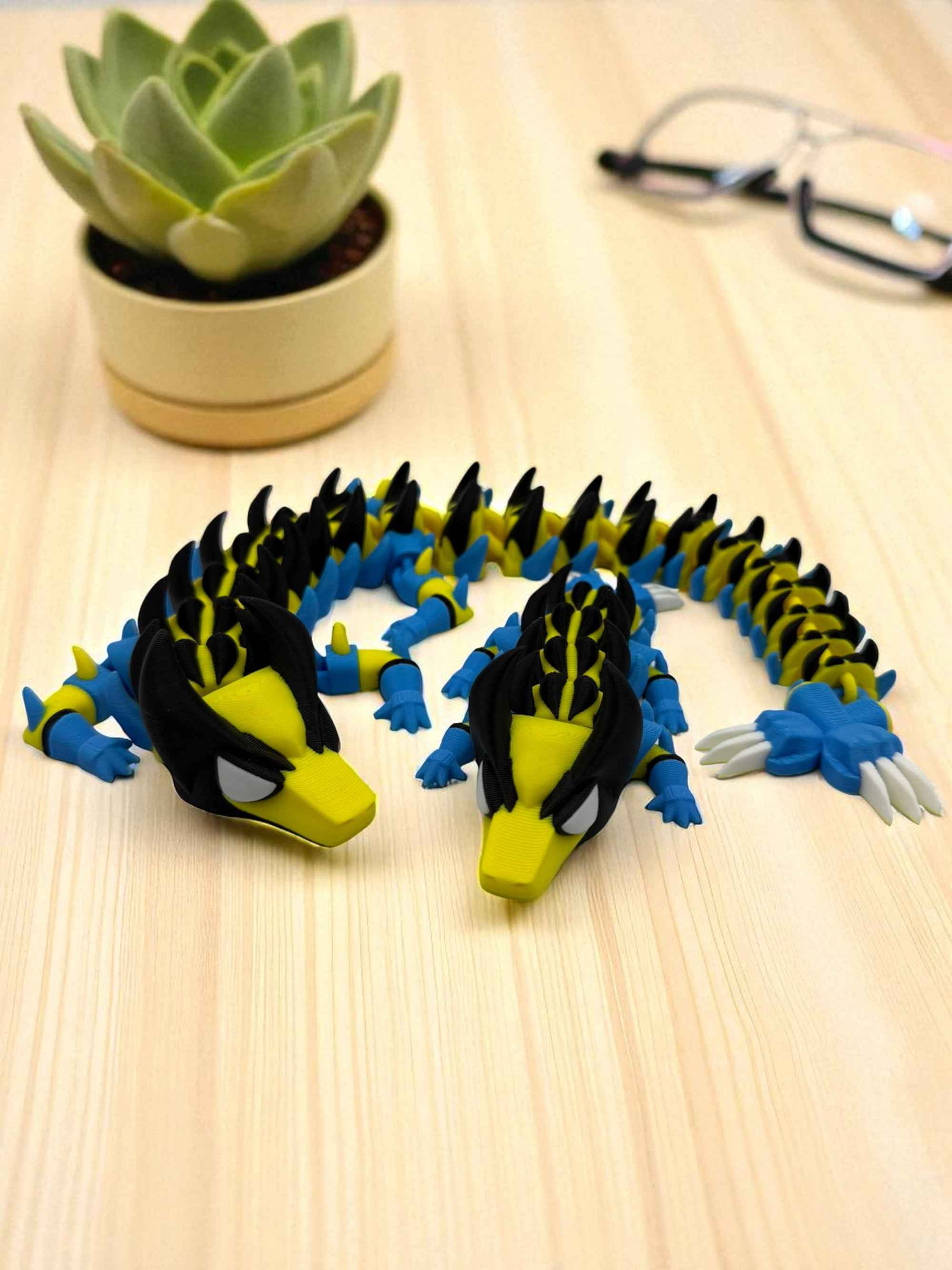 Mutant Dragon – Articulated 3D Printed Sci-Fi Collectible