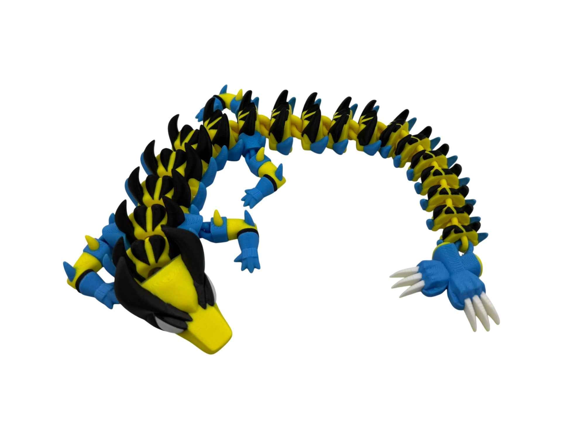 Mutant Dragon – Articulated 3D Printed Sci-Fi Collectible