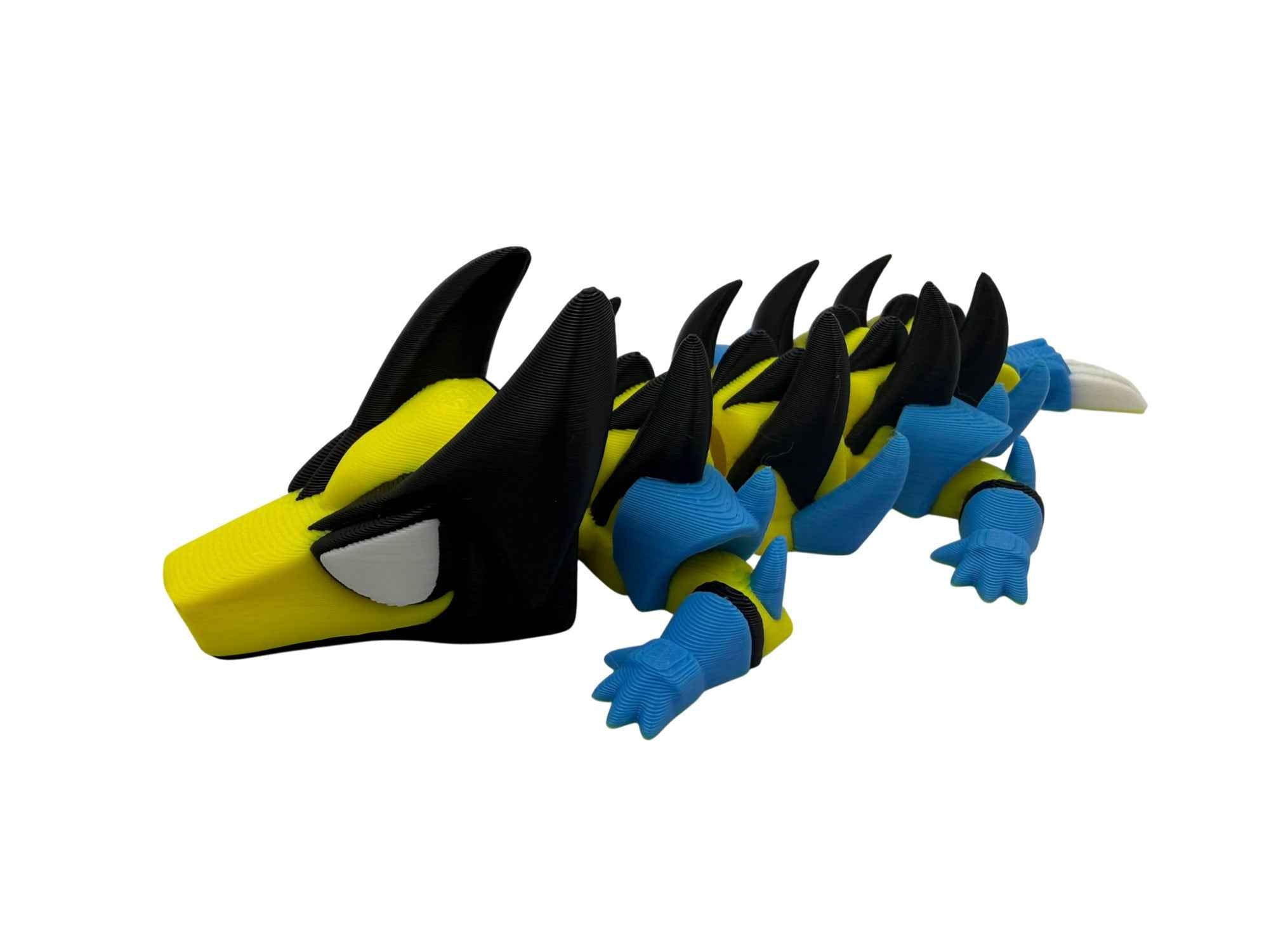 Mutant Dragon – Articulated 3D Printed Sci-Fi Collectible