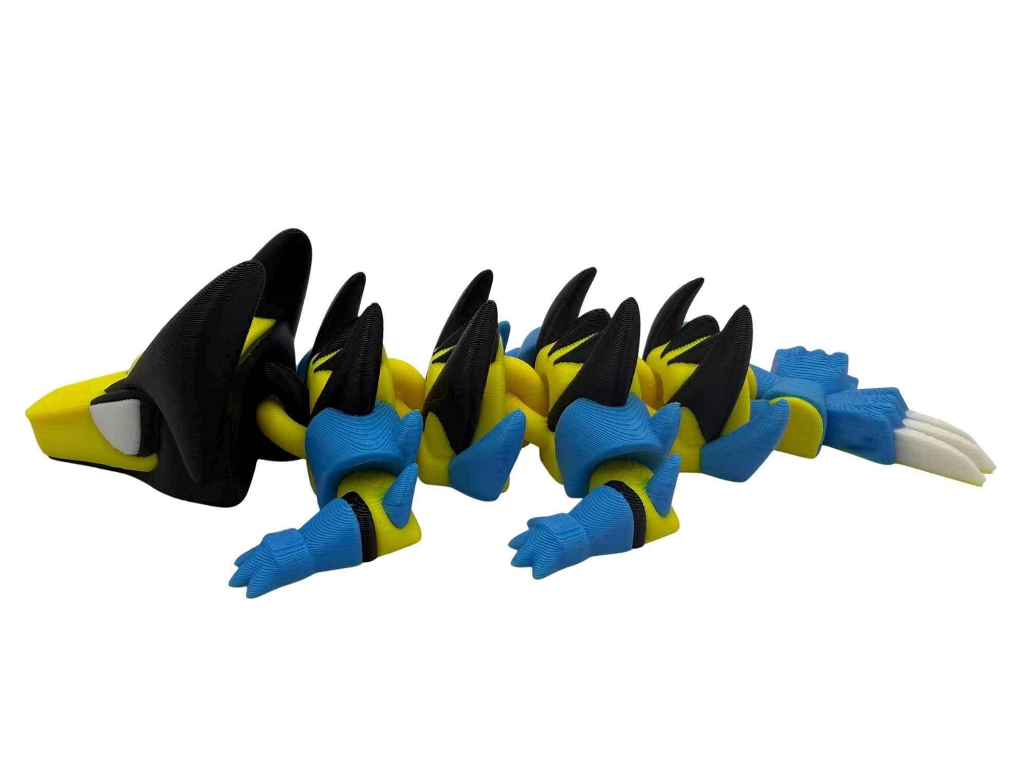 Mutant Dragon – Articulated 3D Printed Sci-Fi Collectible