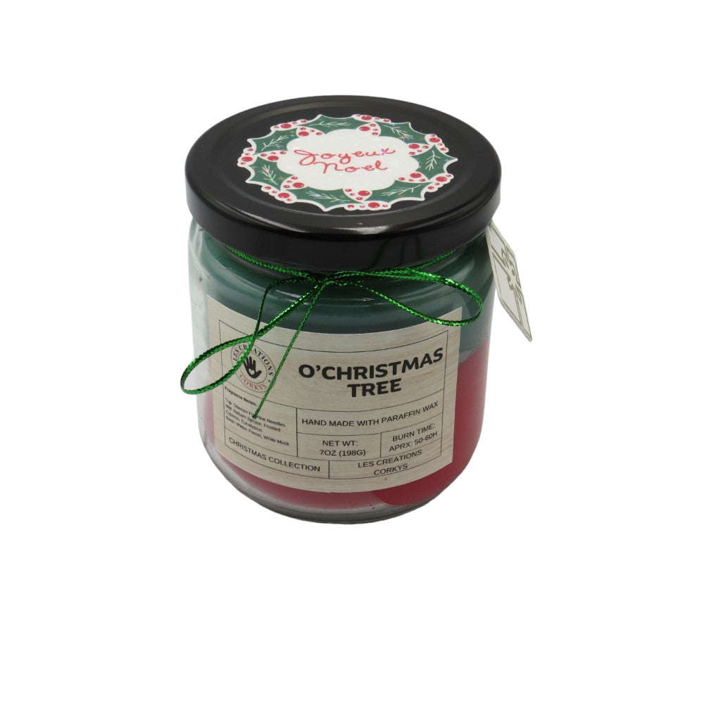O'Christmas Tree - 8oz Jar - 1 Wick