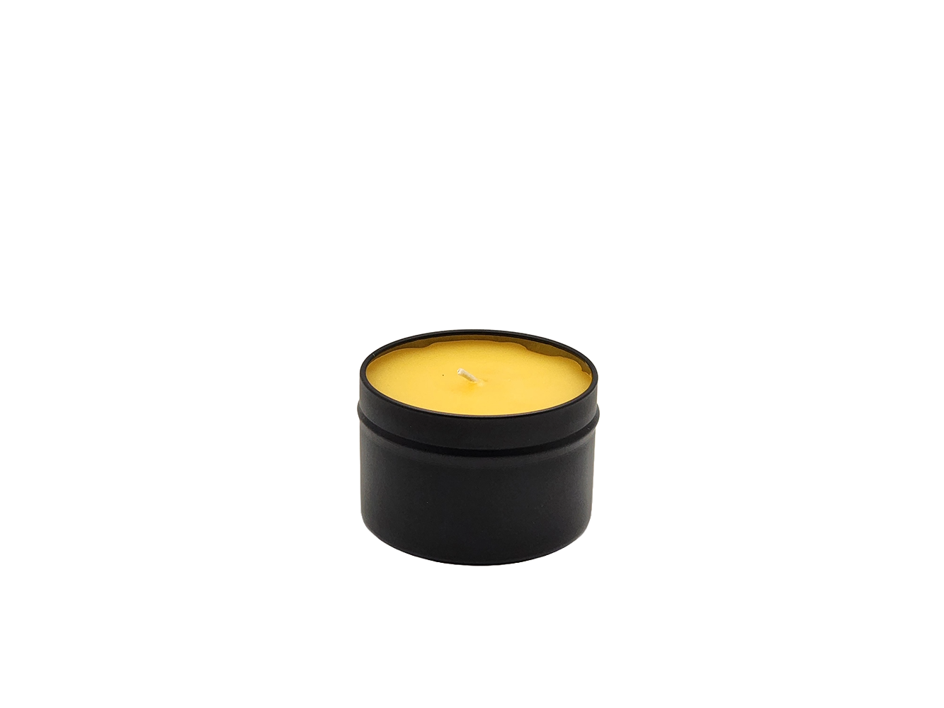 Orchard Peach Preserve - 4oz Tin - 1 Wic - Black