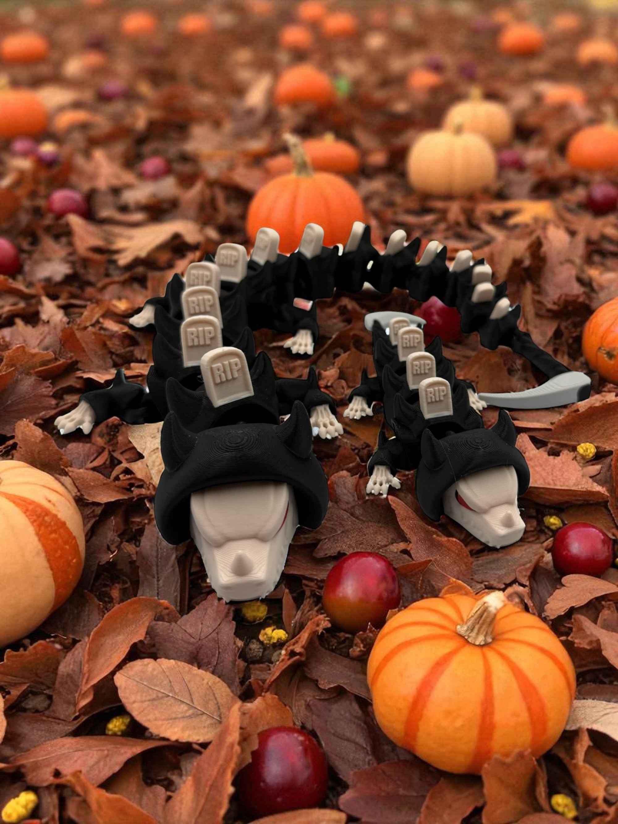 Grim Reaper Dragon – Articulated 3D Printed Collectible