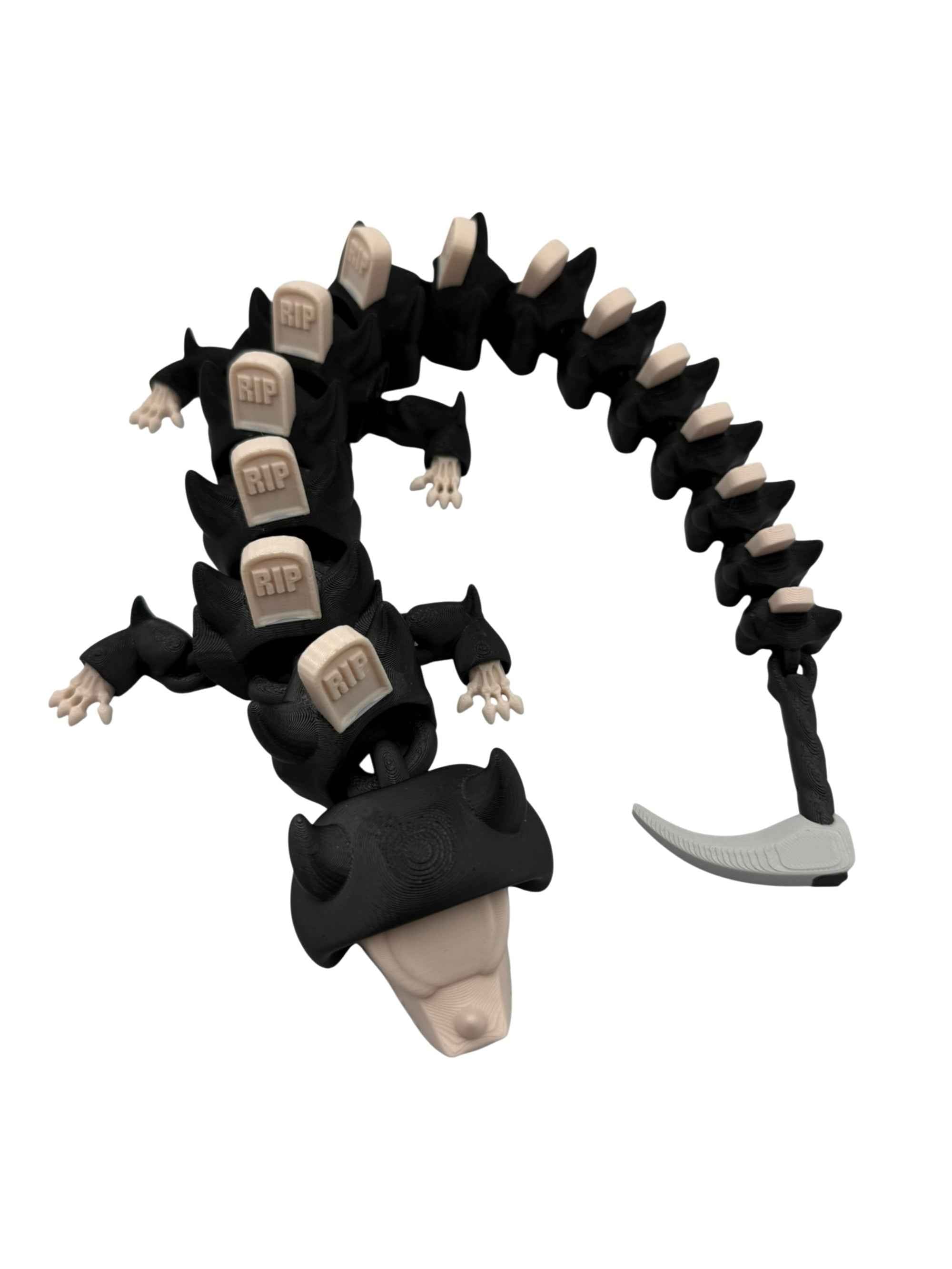 Grim Reaper Dragon – Articulated 3D Printed Collectible