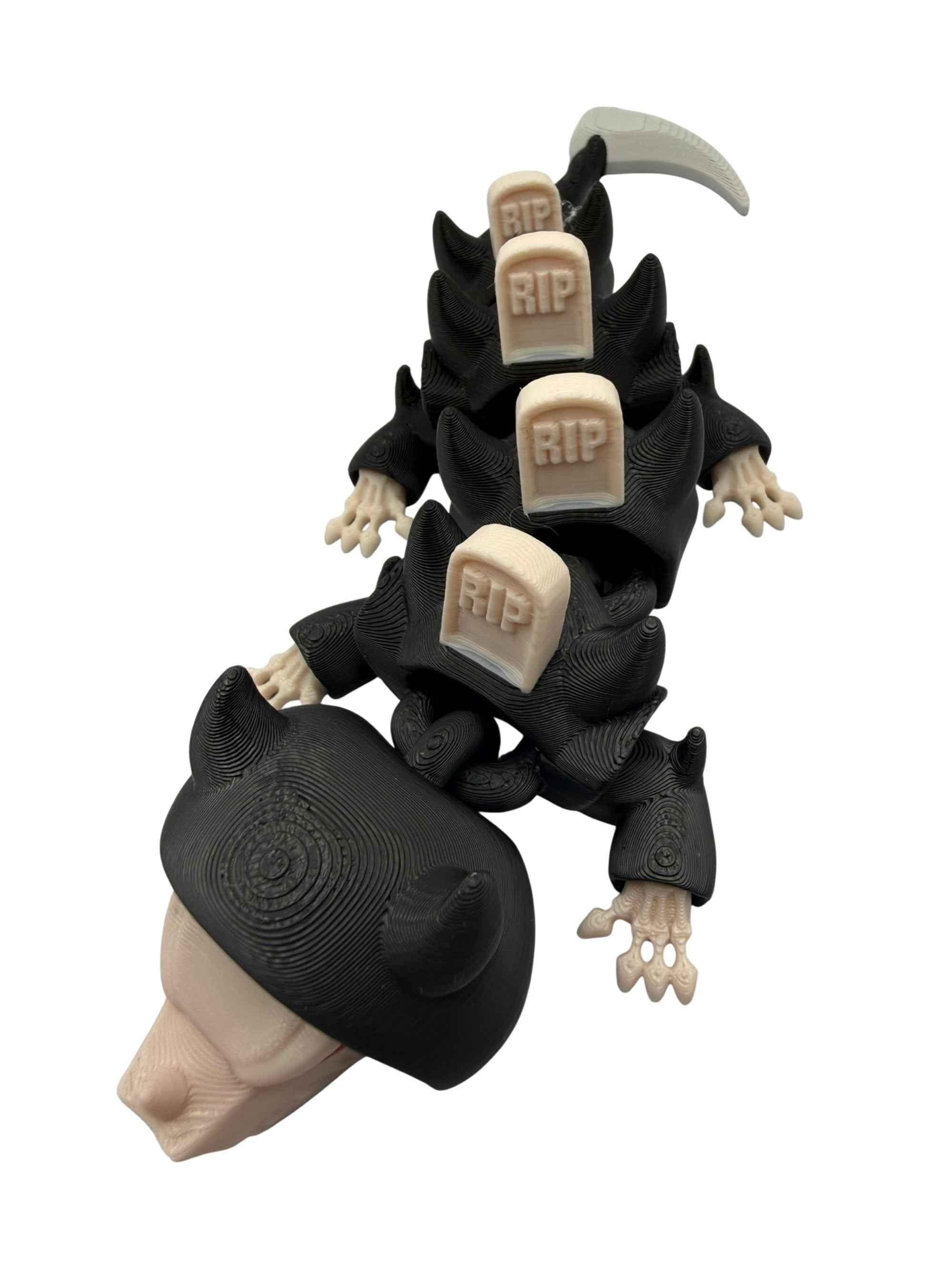 Grim Reaper Dragon – Articulated 3D Printed Collectible