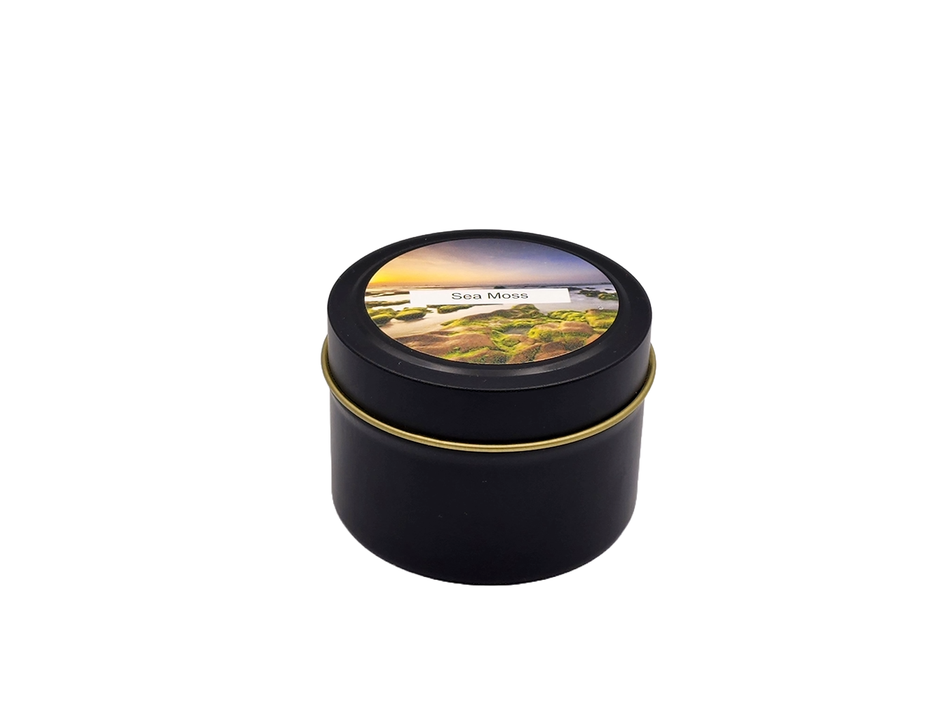 Sea Moss - 4oz Tin - 1 Wic - Black