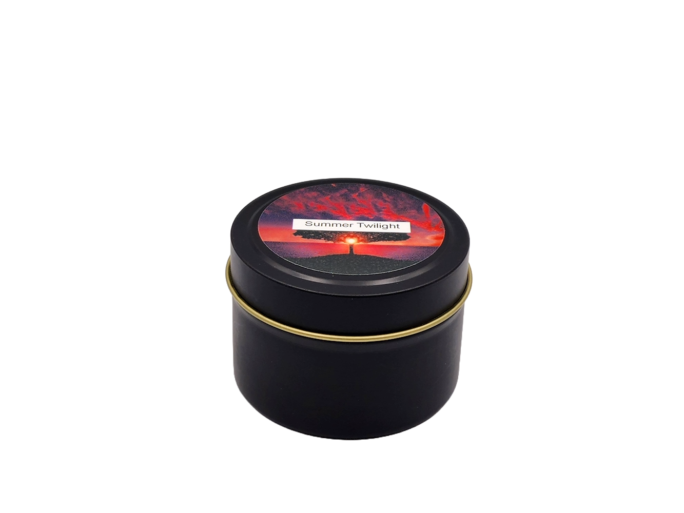 Summer Twilight - 4oz Tin - 1 Wic - Black