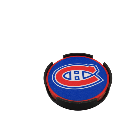 Montreal Canadians 4 Inch Coaster Set