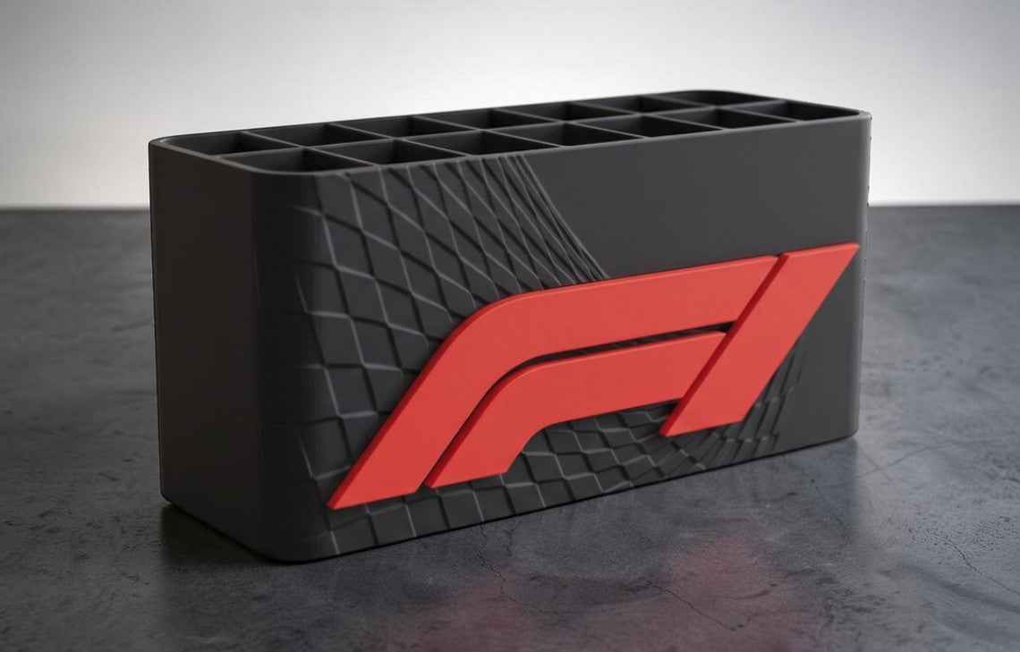 🏁 F1-Inspired Desk Organizer & Pen Holder 🏁