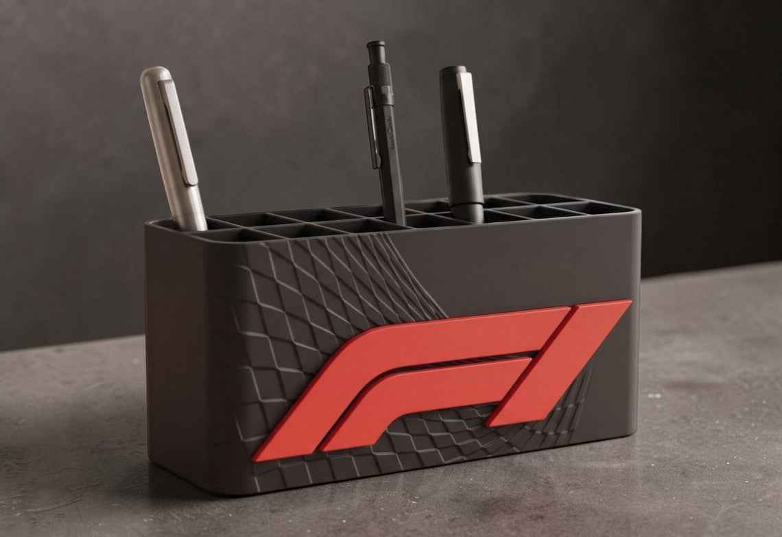🏁 F1-Inspired Desk Organizer & Pen Holder 🏁