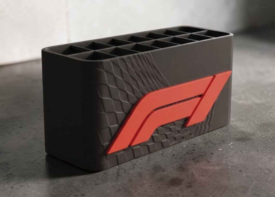 🏁 F1-Inspired Desk Organizer & Pen Holder 🏁