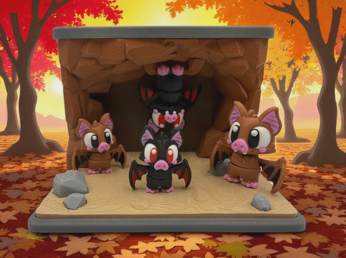 Video for Flexi Bat Cave Playset – Unleash Imagination with Spooky Adventures!